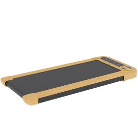 Soozier Walking Pad, Under Desk Treadmill with 17" x 43" Wide Belt, Remote Control, Bluetooth Speaker, Wheels and LED Display