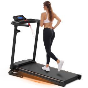 Home Use Foldable Portable 2.5HP Heavy-duty APP Controlled Fitness Walking Machine (Option: Q304)