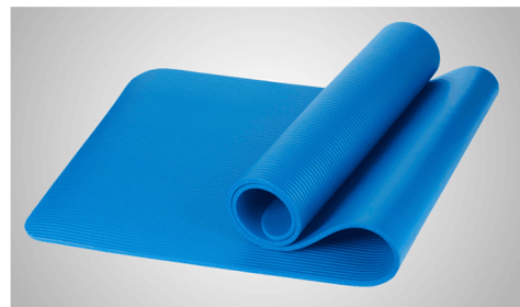 Eco-friendly NBR Yoga Mat (Option: Blue-183x61x1.5)