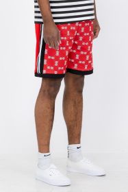 Double O Tape Casual Sweat Shorts (Color: BARBADOS, size: 2XL)