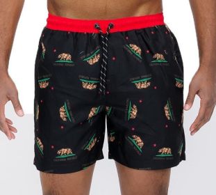 All Cali Swim Shorts (Color: Black, size: L)