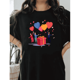 Casual Women's Cotton T-Shirt with Bow Detail - Trendy and Comfortable for Every Season (Style: 164)