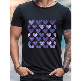 Celebrate in Style with This 100% Cotton Men's Valentine's Day Tee (Style: 248)