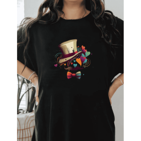 Casual Women's Cotton T-Shirt with Bow Detail - Trendy and Comfortable for Every Season (Style: 355)