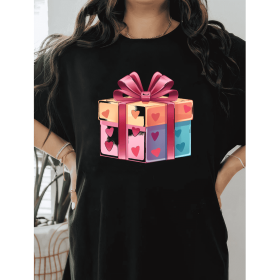 Casual Women's Cotton T-Shirt with Bow Detail - Trendy and Comfortable for Every Season (Style: 81)