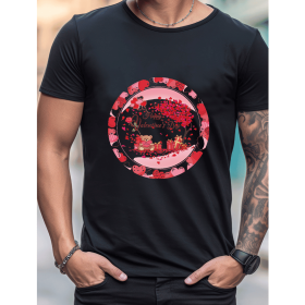 Celebrate in Style with This 100% Cotton Men's Valentine's Day Tee (Style: 320)